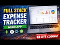 Full Stack Expense Tracker App from Scratch React Node MongoDB Live Coding
