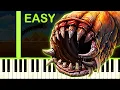 Download Lagu DEATH WORM THEME - EASY Piano Tutorial