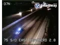 Fort Oglethorpe PD high speed chase on I-75 via TDOT live Traffic Cam