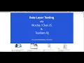 Data Layer Testing via Mocha Chai JS example Tealium iQ