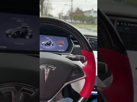 Download MP3 DRIVING A TESLA WITH A PS4 CONTROLLER! - #shorts