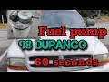 98 dodge Durango fuel pump replacement
