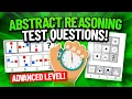 ABSTRACT REASONING TEST Questions Answers ADVANCED LEVEL HOW to PASS with 100