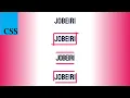 Expanding CSS Button Hover Effects HTML CSS Jobeiri Media