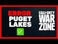 WARZONE ERROR PUGET LAKES SOLUCION AQUI PS5 PC Xbox PS4