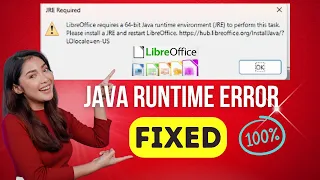 Fix LibreOffice Requires Java Runtime Environment JRE Error Install Configure LibreOffice org