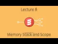 CSE 116 Lecture 8 Memory Stack and Scope