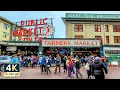 Pike Place Market Seattle Washington 4K Walking Tour