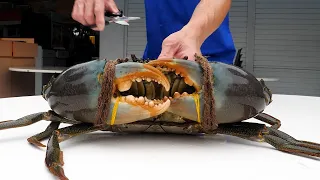 سلطعون الفلفل الحار العملاق، طعام سنغافورة دندنها