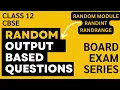 Board Exam Series Random Module Output Based Questions Tamil