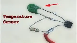 how to make temperature sensor circuit using thermistor