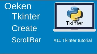Creating ScrollBar with Tkinter and Python part-11
