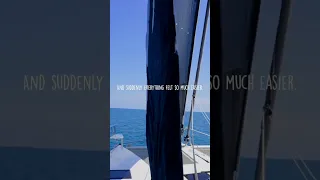 When That Steep Learning Curve Starts to Level Out… #catamaran #sailing #boatlife