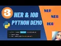 Python Demo NLP NER Tagging IOB Labelling Spacy