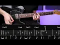 Queens Of The Stone Age - No One Knows (Guitar lesson with TAB)