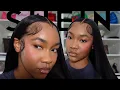 the best wig I tried from Shein frontal wig install tut SHEIN wig Buy 1 Get 1 Free