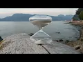 20 Minute Sand Clock On A Rocky Beach