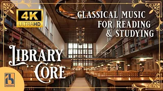 Librarycore Classical Music | Reading and Studying with Videos of Gorgeous Libraries and Books
