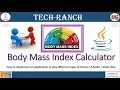 Live Demonstration of Online Offline BMI Calculator in Java Practice Project TechRanch