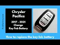 Chrysler Pacifica Key Fob Battery Replacement 2017 - 2021