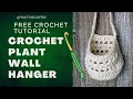 Easy Crochet Wall Plant Hanger Basket Pattern Free Crochet Plant Basket Pattern