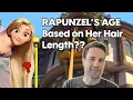 How old is Rapunzel based on her hair length