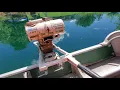 1962 Eska Skipper 3hp Outboard Motor Pond Test