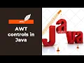 AWT Controls in Java Label in Java
