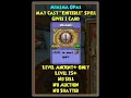 Wizard101 Miasma Opal 10 Pet Jewel with May Cast Enfeeble 1 Weakness Card