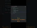 Sum of Even Numbers till N C Coding Problems