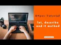 RSpec Tutorial for Beginners let describe and it method