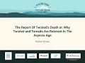 The Report Of Twisted s Death or Why Twisted and Tornado Are Relevant In The Asyncio Age