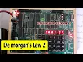 Microprocessor 4 Demorgan s law 2 Experiment 4 practical programming inside education