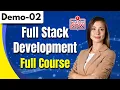 Full Stack Development Full Course Full Stack Development Tutorial Full Stack Demo 02