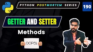 Python Getter and Setter Methods explained Object Oriented Programming in python