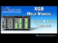 Global and Local Variables - LS Electric XGB PLC from AutomationDirect
