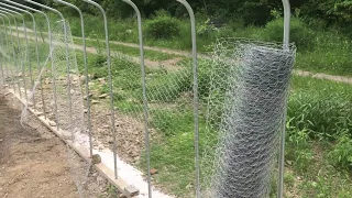 TIPS and TRICKS to installing chicken wire