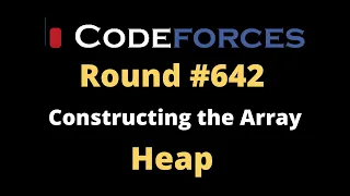 Codeforces Round Constructing the Array Join telegram group from link in description