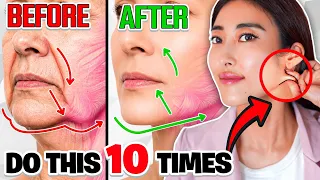 1 massage to make your face look younger in 10 days lift your entire face fast do this 10 times