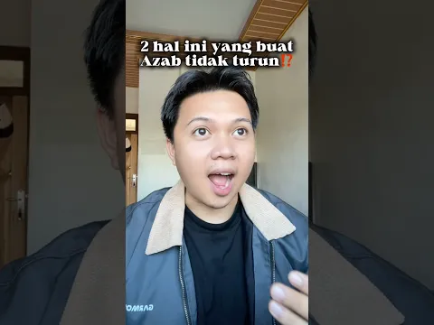 2 HAL YANG BUAT AZAB ALLAH TIDAK TURUN⁉️