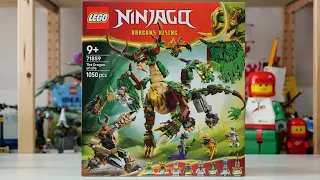 LEGO Ninjago Dragons Rising 71859 The Dragon of Life - LEGO Speed Build Review