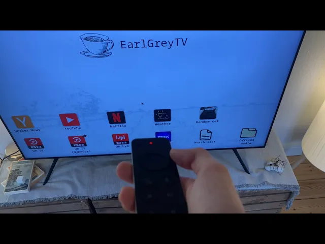 Showing my custom smart TV - EarlGreyTV