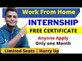 Work From Home Internship For College Students Web Development App Development Data Science Python