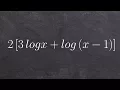 Condensing logarithmic expressions
