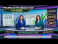 1-6-2026 Thailand Lottery Results Today Jeddah K S A Special By InformationBoxTicket