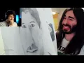 Markiplier reacting to penguinz0 reacting to his own drawing