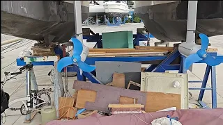 Electric motors are running! And I’m running away from them…