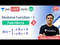 JEE 2022 Functions L3 Modulus Function Unacademy JEE JEE Maths Sameer Chincholikar