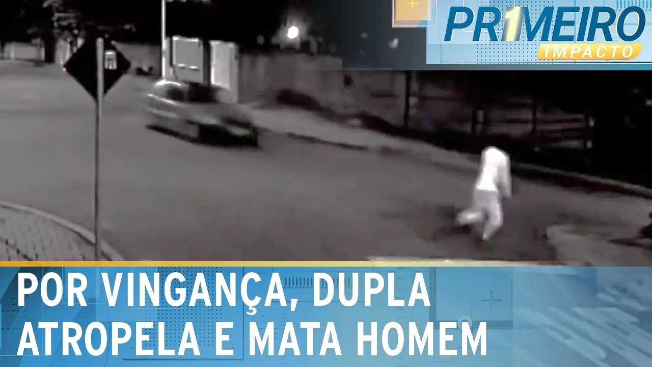 Homem é perseguido, atropelado e morto a tiros em por vingança | Primeiro Impacto (08/11/23)