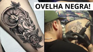 Em Busca da OVELHA NEGRA | Tatuagem para OddSheep | Sauer Tattoos e Henrique Minimim